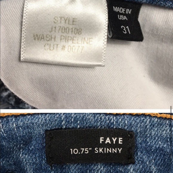 Veronica Beard FAYE 10.75 skinny jeans 31 - Picture 6 of 6